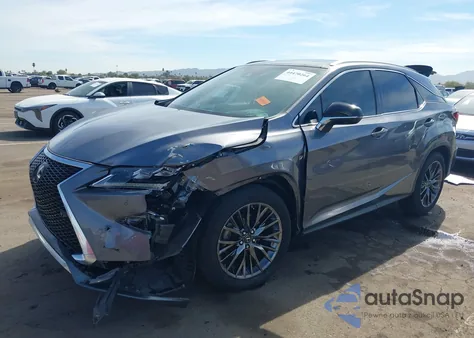 2016 Lexus Rx 350 F Sport z USA, uszkodzony, nr VIN 2T2BZMCA8GC024147